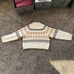 Target brand, grandpa style, cable knit sweater. Size small